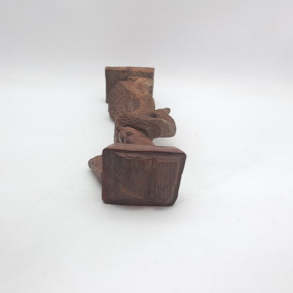 Jamaican Carved Statue - Picture 6 of 11